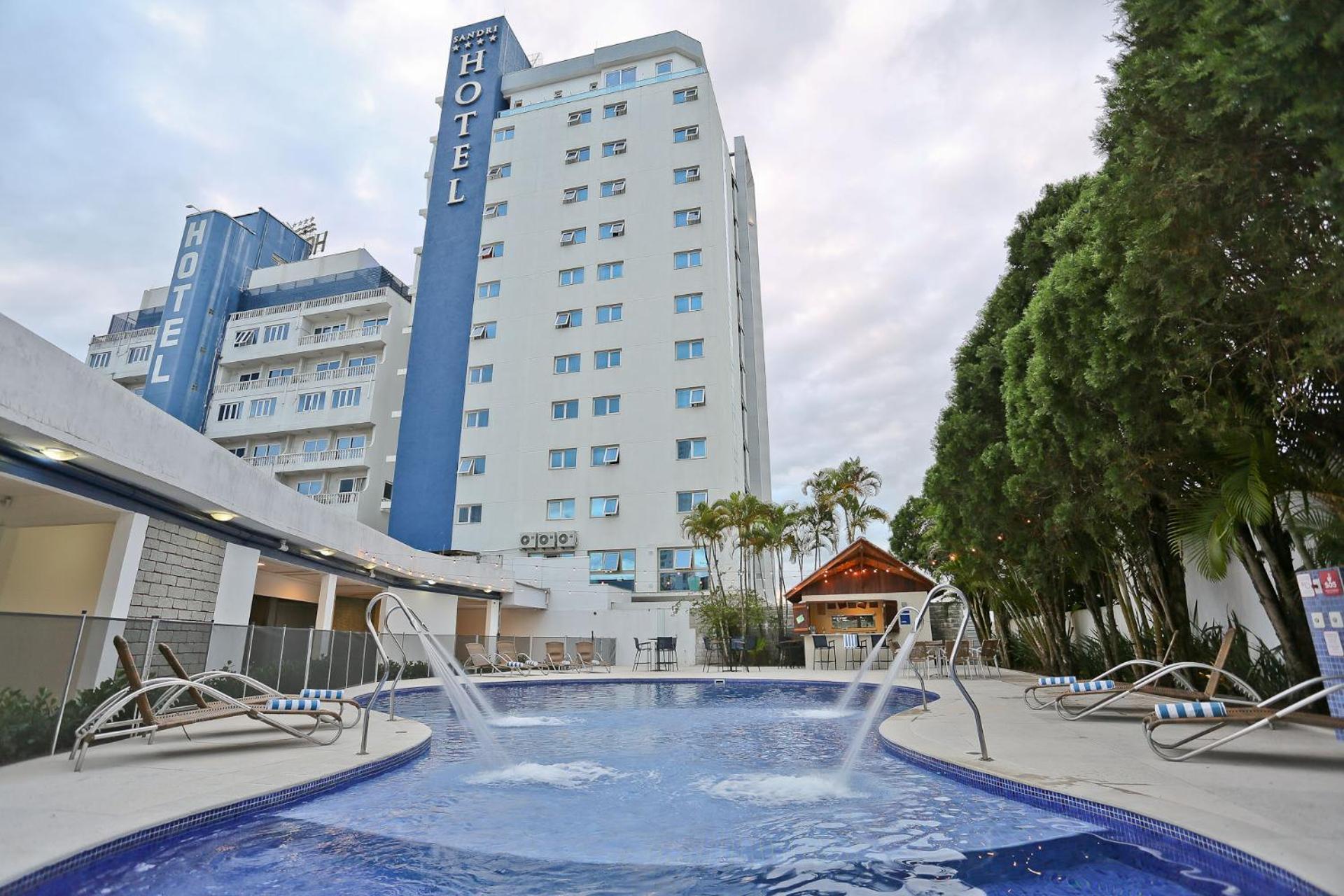 Sandri Palace Hotel Itajaí Exterior foto